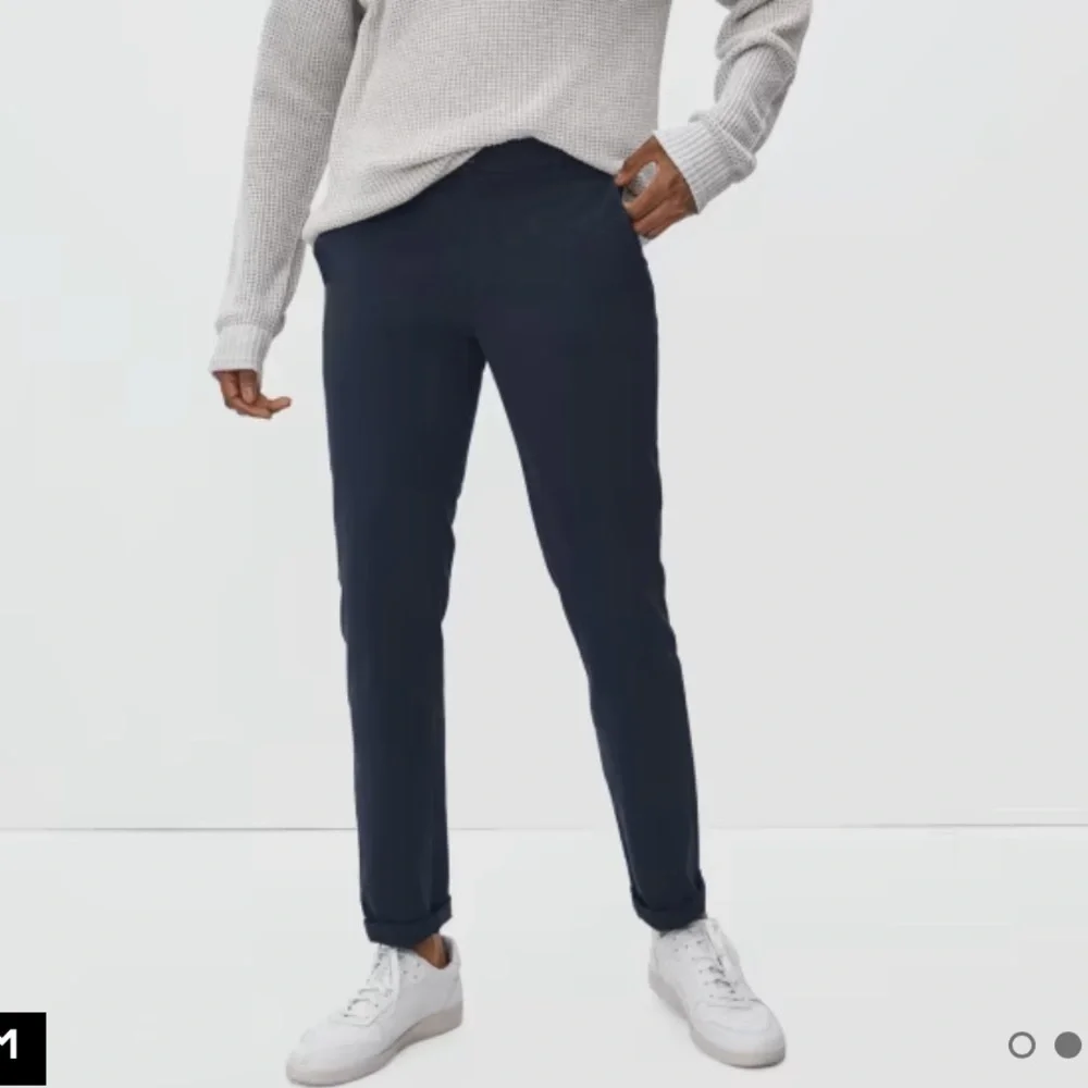 Everlane Pants Performance Chino Slim Fit 4-Way Stretch Business Causal Trousers